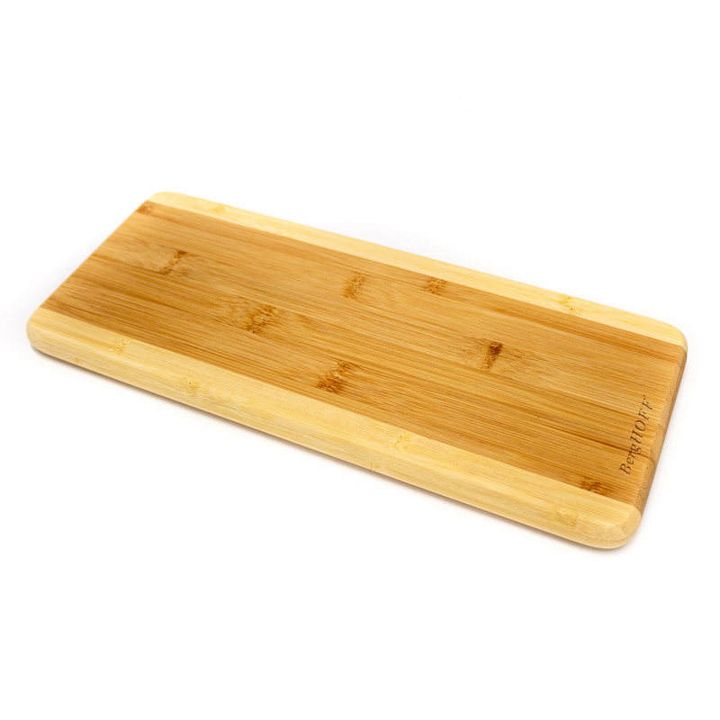 Bamboo Two-Toned Long Rectangular Cutting Board 14.7"