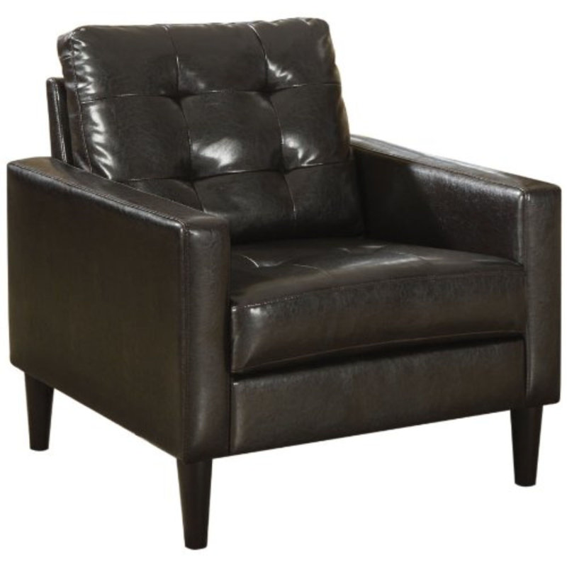 Fauteuil capitonné de 30 po de largeur Grygla, Espresso
