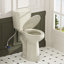 Toilette allongée pour salle de bain Traditional-109920207