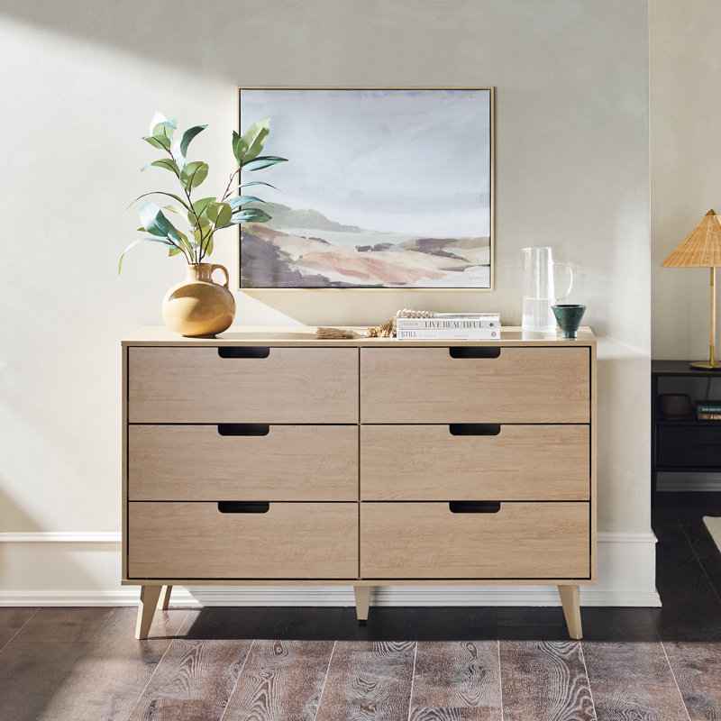 Lilette 52'' W 6 - Drawer Dresser, Riviera
