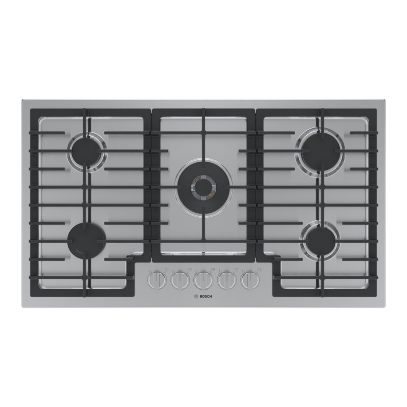 800 Series,36' Gas Cooktop,5 Burner,SS