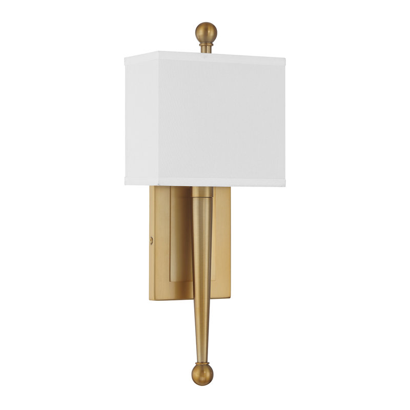 Carnell 1 Light  Sconce, Gold