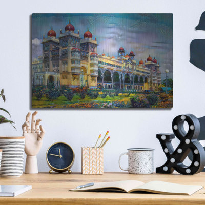 Luxe Luxe Art «Palais royal de l'Inde» par Pedr, Palais royal de l'Inde par - impression sur