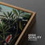 «Tropical Palm Wild Animals Live in Green Tropical Jungle Rain Forest», art mural sur toile 3 pièces-91875183-91875182