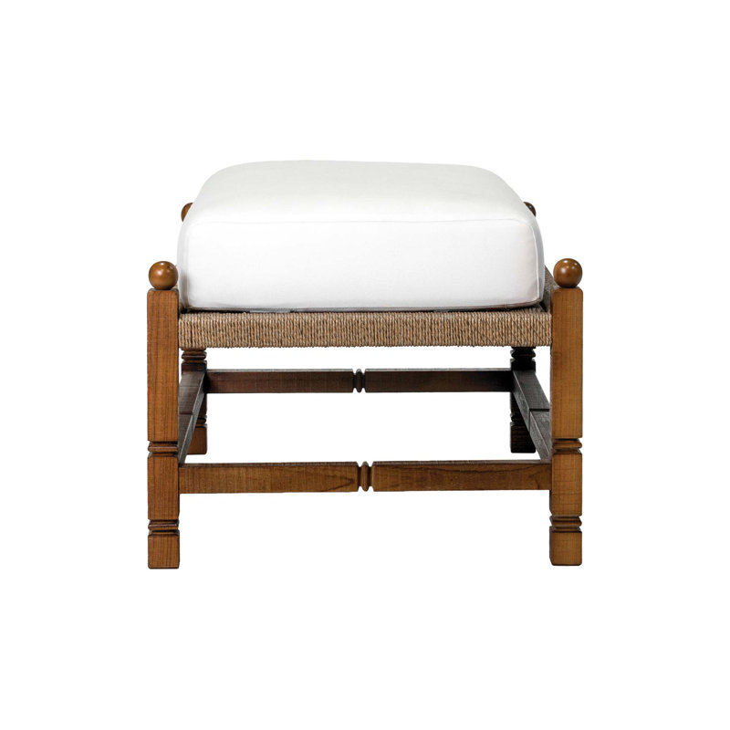 Vaterra Rectangle Outdoor Teak Ottoman Patio Ottoman
