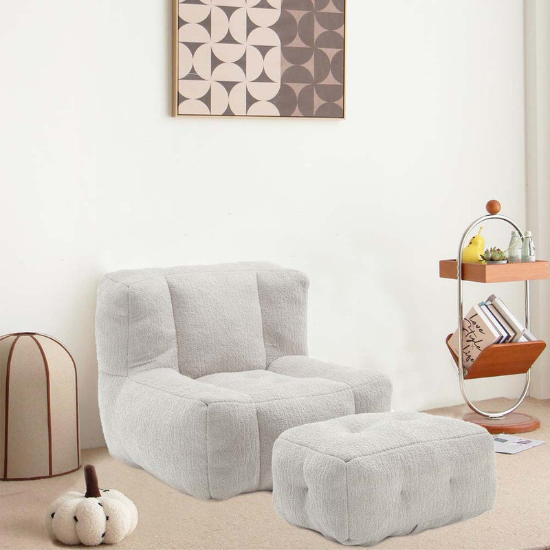 Velvet Bean Bag Chair