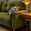Coussin en chenille vert-1121216231