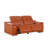 Divanitalia Top Grain Italian Leather Loveseat-1273379382