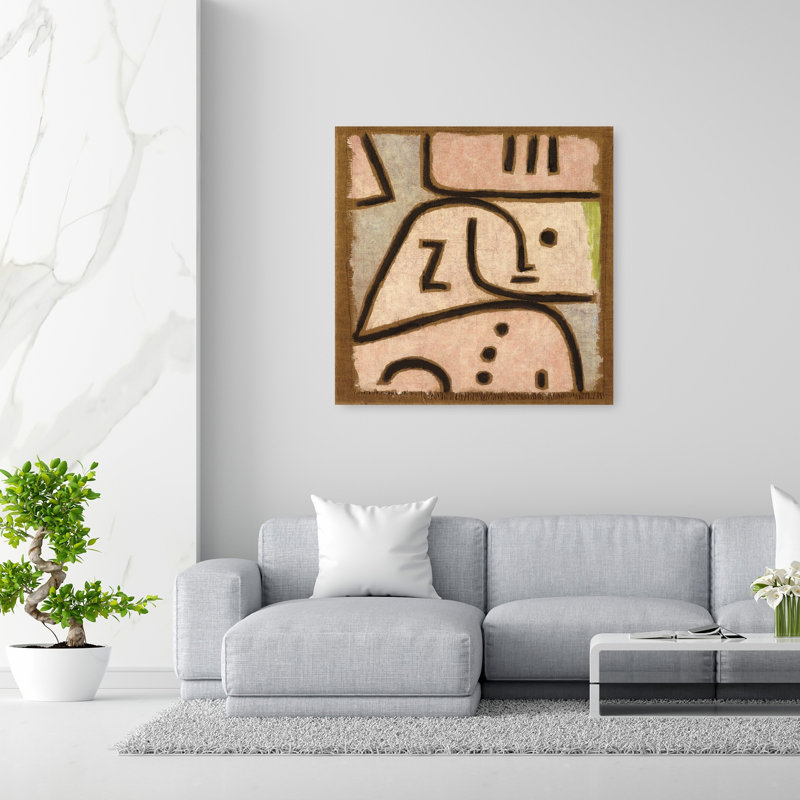 Wi, impression d'art moderne classique abstrait, H 48 po x l 48 po
