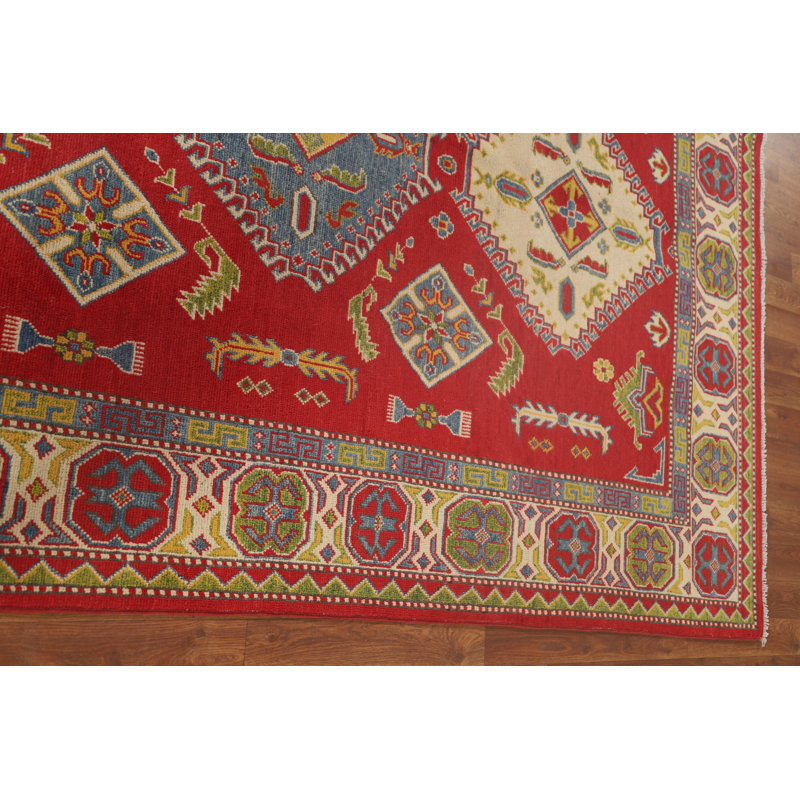 Tapis oriental géométrique Kazak 8