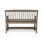 Banc de ferme classique avec tablette intégrée, structure en bois d'acacia robuste et détails élégants fabriqués à la main pour le rangement et le style-1100230289