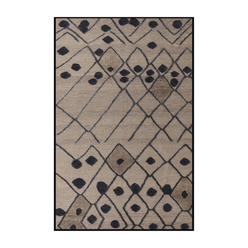 Tapis abstrait moderne 4481, Rectangle 2 pi x 3 pi