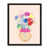 Espresso Floater Framed Canvas