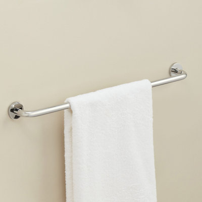 Porte-serviettes classique en chrome poli