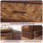6 Drawer Dresser for Bedroom, Farmhouse Large Double Chest of Drawers with Metal Handles, Rustic Wooden Dresser-480022384