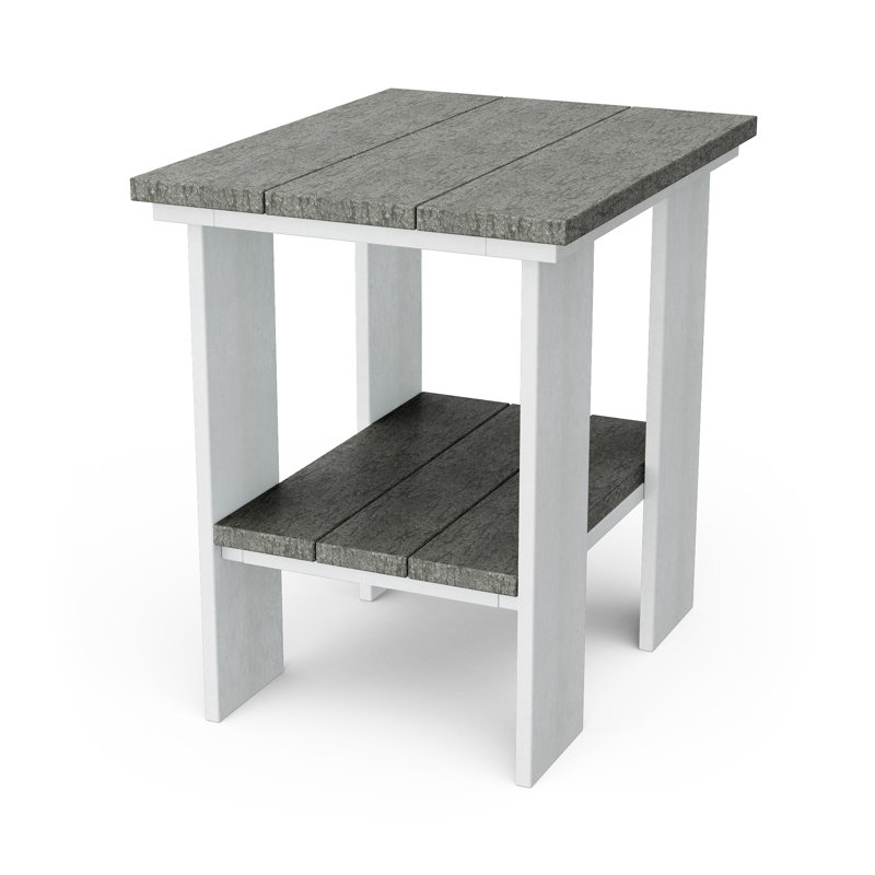 Table d'appoint contemporaine, Dark Grey/White