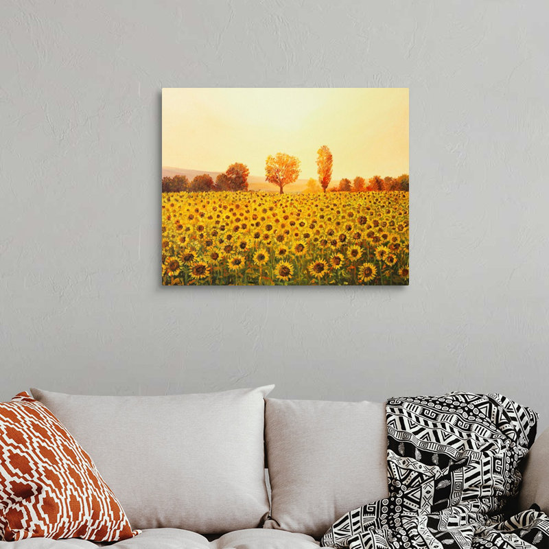 «Memories of the Summer», art mural sur toile, H 20 po x l 16 po x P 1,25 po, Toile tendue