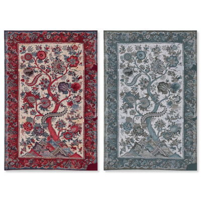 Palampore Set Canvas Print Modern Livingroom Art Set by Art Remedy, Gallery Wrapped, 20 x 30
