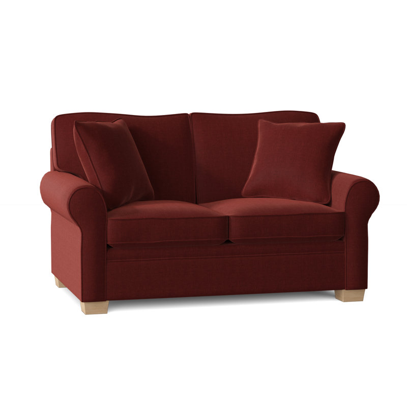 Drake Upholstered 61'' Reclining Sofa, Unfinished, Entice Brick