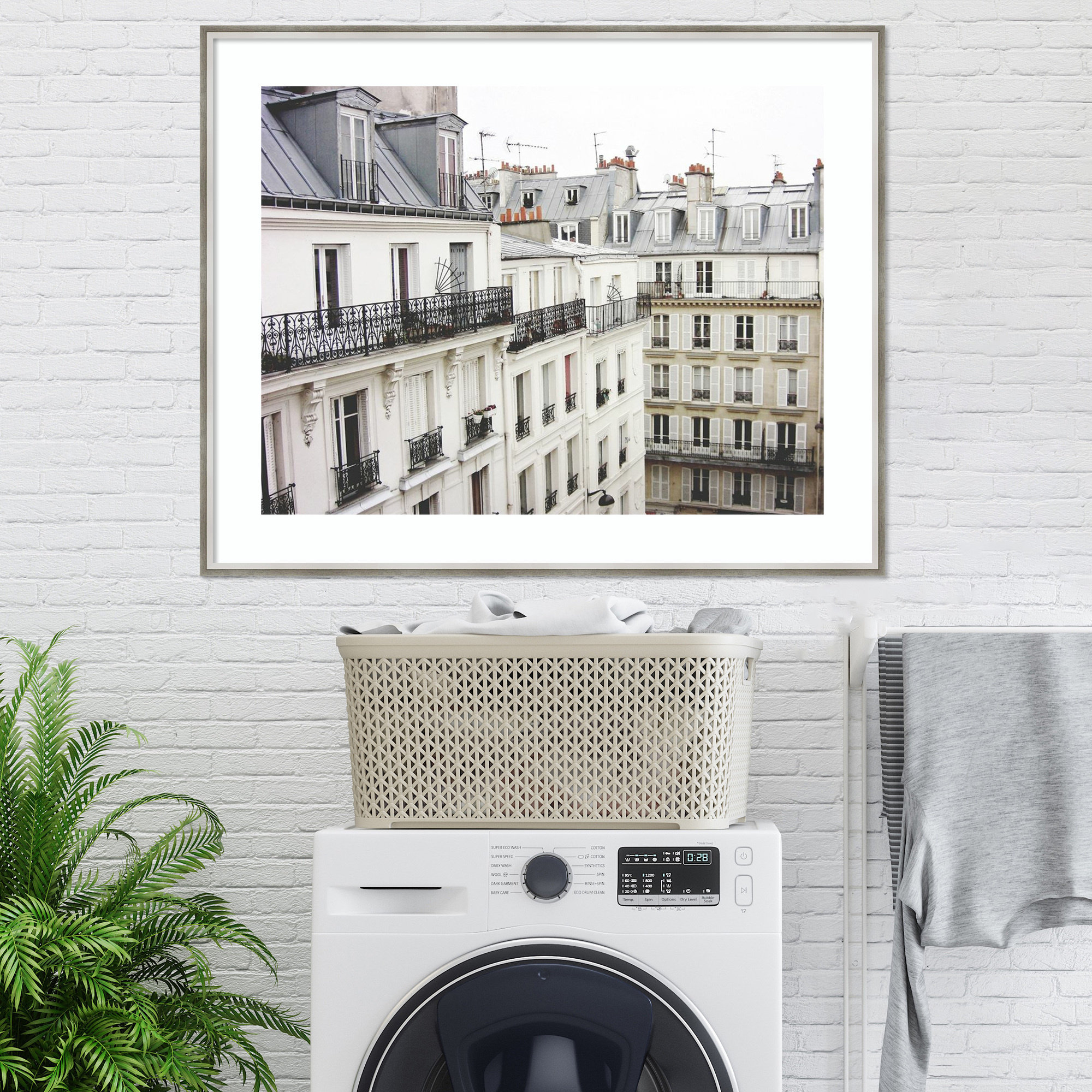 Montmartre by Lupen Grainne, Silver Framed, 33" H x 41" W