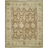 Wool Oriental Area Rug in Brown
