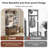 Hall Tree Coat Rack, Hall Tree With Bench And Shoe Storage, Room Storage Furniture-2053795591