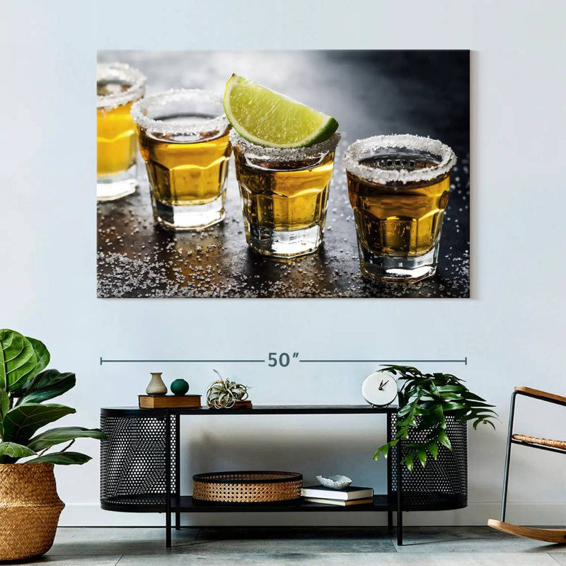 Yarlin Morning Latte Coffee, 34" H x 51" W