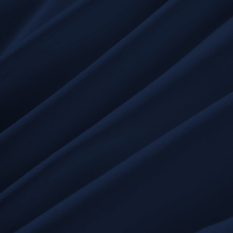Brushed Microfiber Plain 100% Polyester Standard Size Pillowcase/Cover, Navy