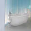 Estee 72'' x 36'' Soaking Acrylic Bathtub-88750906