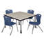 Ensemble de table de salle à manger et de chaises Kee-73412833-93832728-93832724