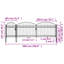 Woodby 505 cm W Gate Fencing-1468879589