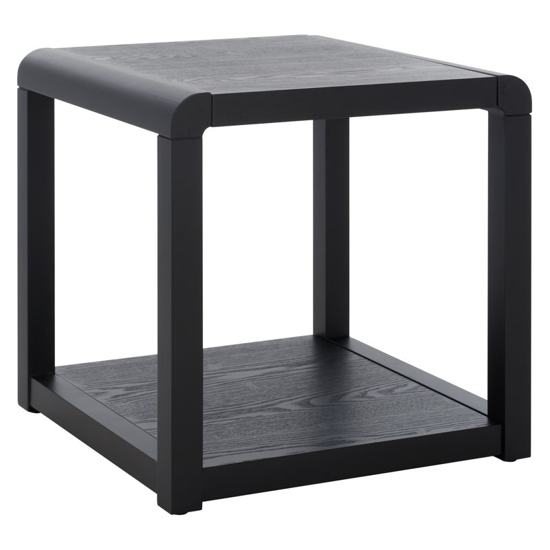 Merauke 2 Tier Side Table, Black