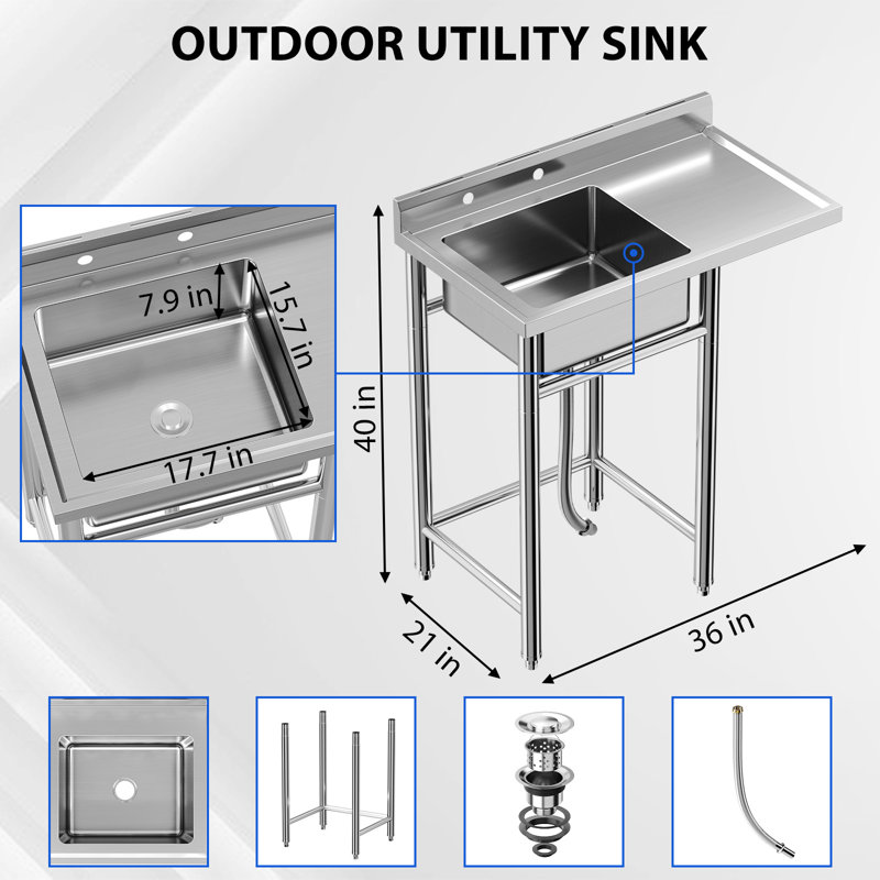 Williston Forge W Kitchen Sink
