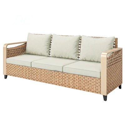 Pool Sofa,Outdoor Patio Sofa,Garden Rattan Wicker Sofa