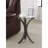 Round Glass Top Accent Side Table