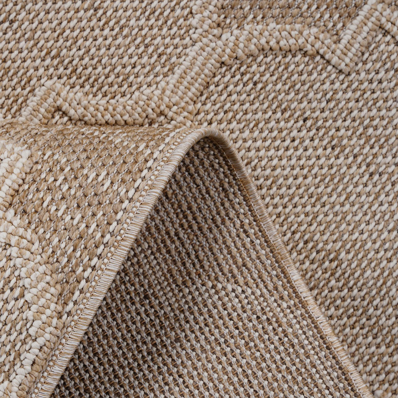 Tapis crème / treillis 4 x 6 po