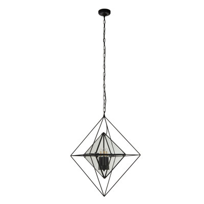 Breunig 3-Light Geometric Chandelier