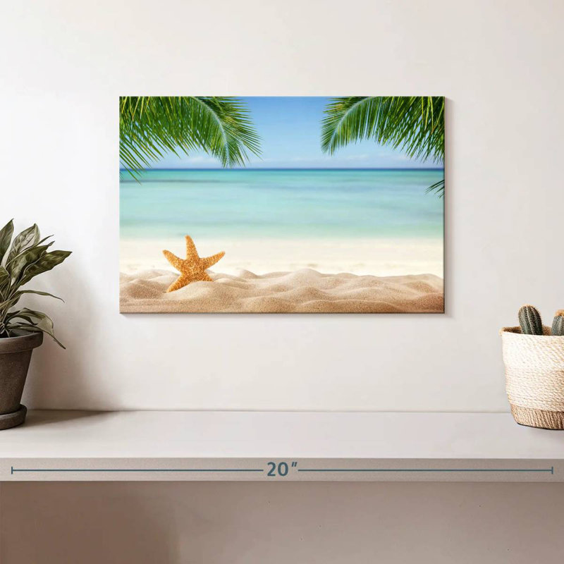 Étoile de mer tropicale Alvord, H 8 po x l 12 po