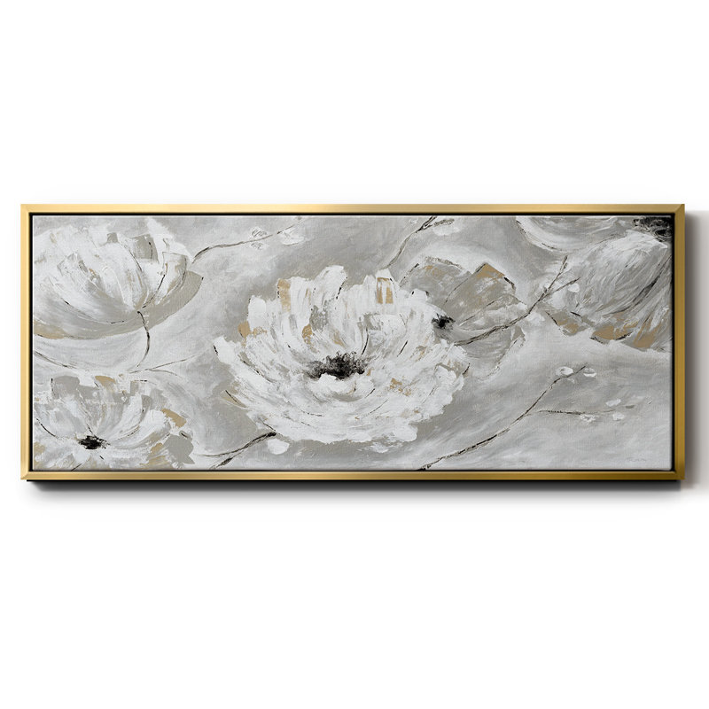 Silver Sun Garden - toile encadrée, H 20 po x l 50 po