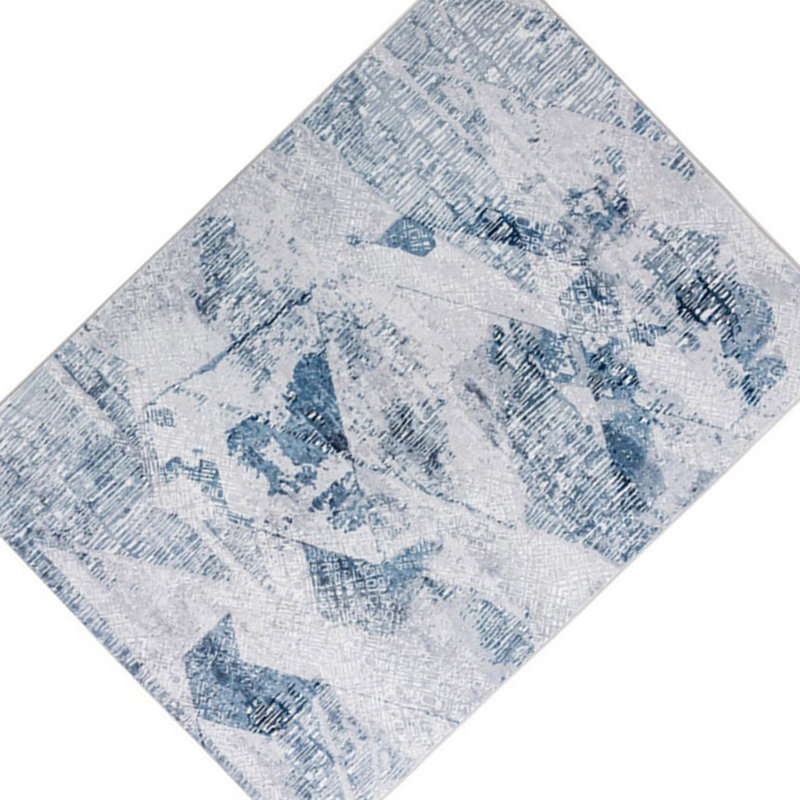 Washable Abstract Indoor Rug