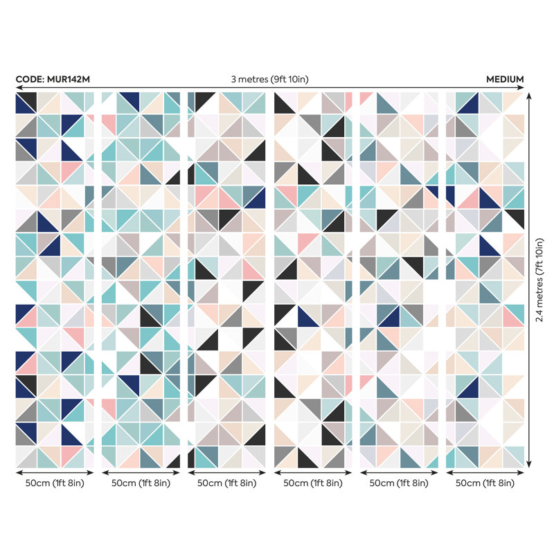 Stonehouse Wall Mural, 240cm L x 300cm W