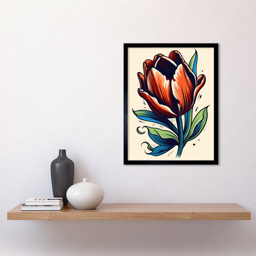 Wernersville A Single Tulip - Single Picture Frame Print