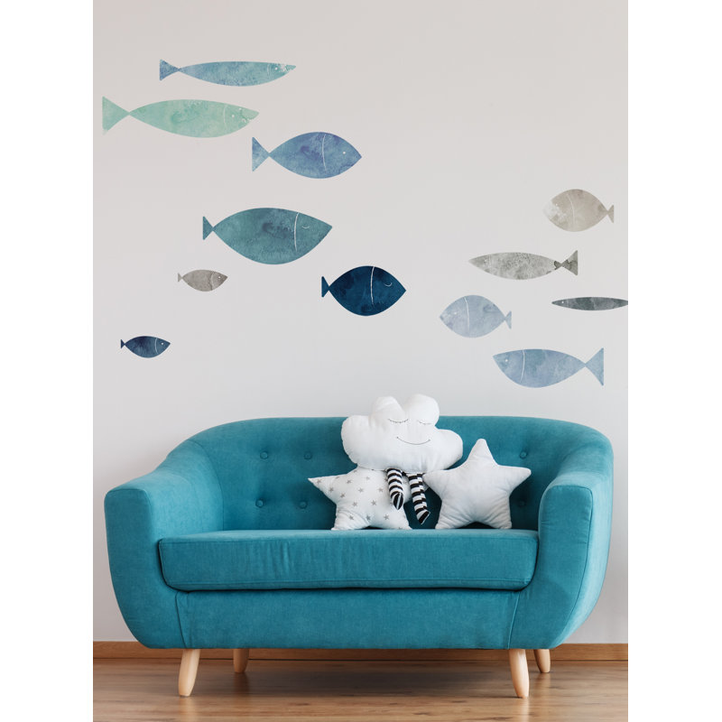Animals Non-Wall Damaging Accent, Ocean, 21" H x 7" W