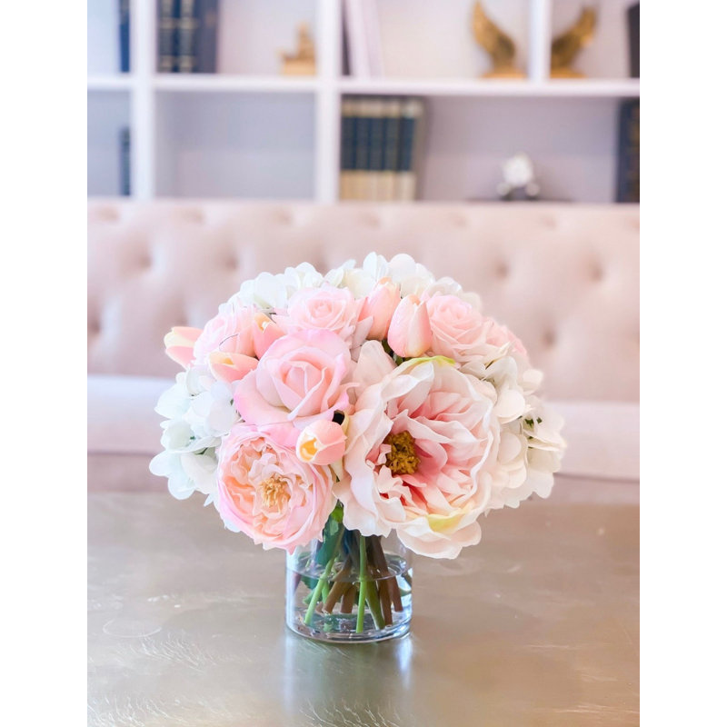 Hydrangea Arrangement in Vase