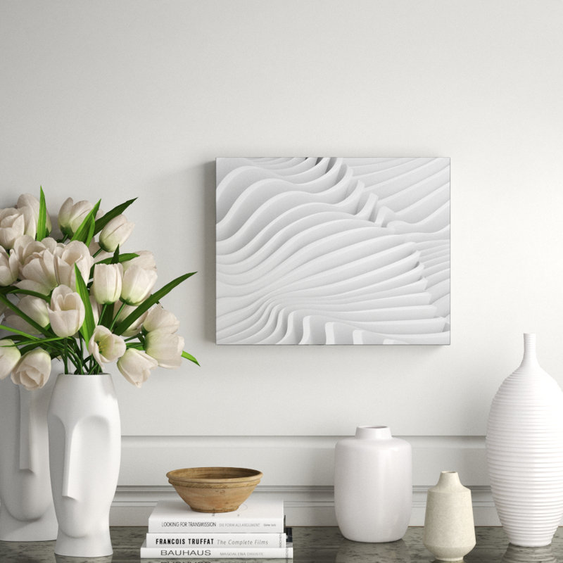 Currents Print, 16" H x 20" W x 2.5" D, Aluminum