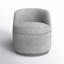 Fauteuil demi-tonneau pivotant Estes-90557640