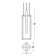 Aionna 1 - Light LED Unique/Statement Pendant