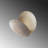Elegant Wall Lamp, Metal Body with Silver & Gold Finish, 8.3 x 8.3 x 5.9 inches | LED 5W 3000K SMD Light, IP20 Rated | Modern Design for Living Room, Bedroom & Office, Stylish and Functional Home Lighting-1753780295