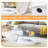 Double Clear Glass Oval Single Coffee Table-73946699
