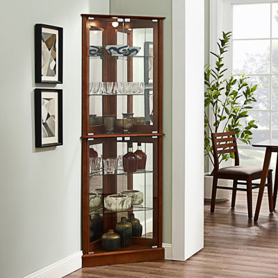 Armoire d'angle Curio